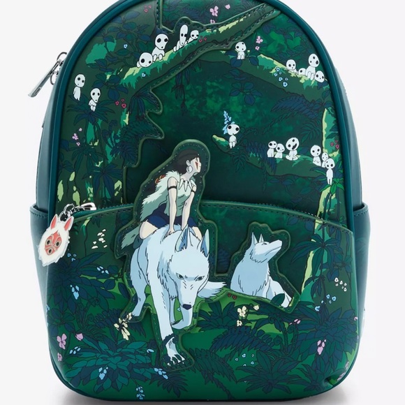 Studio Ghibli® Princess Mononoke Forest Scene Glow-In-The-Dark Mini Backpack +++ main image 9
